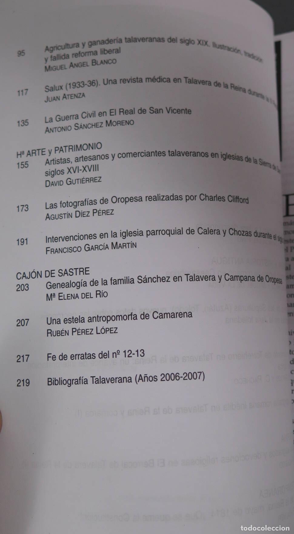 Libros de segunda mano: CUADERNA. REVISTA TALAVERA. 14-15 - Foto 3