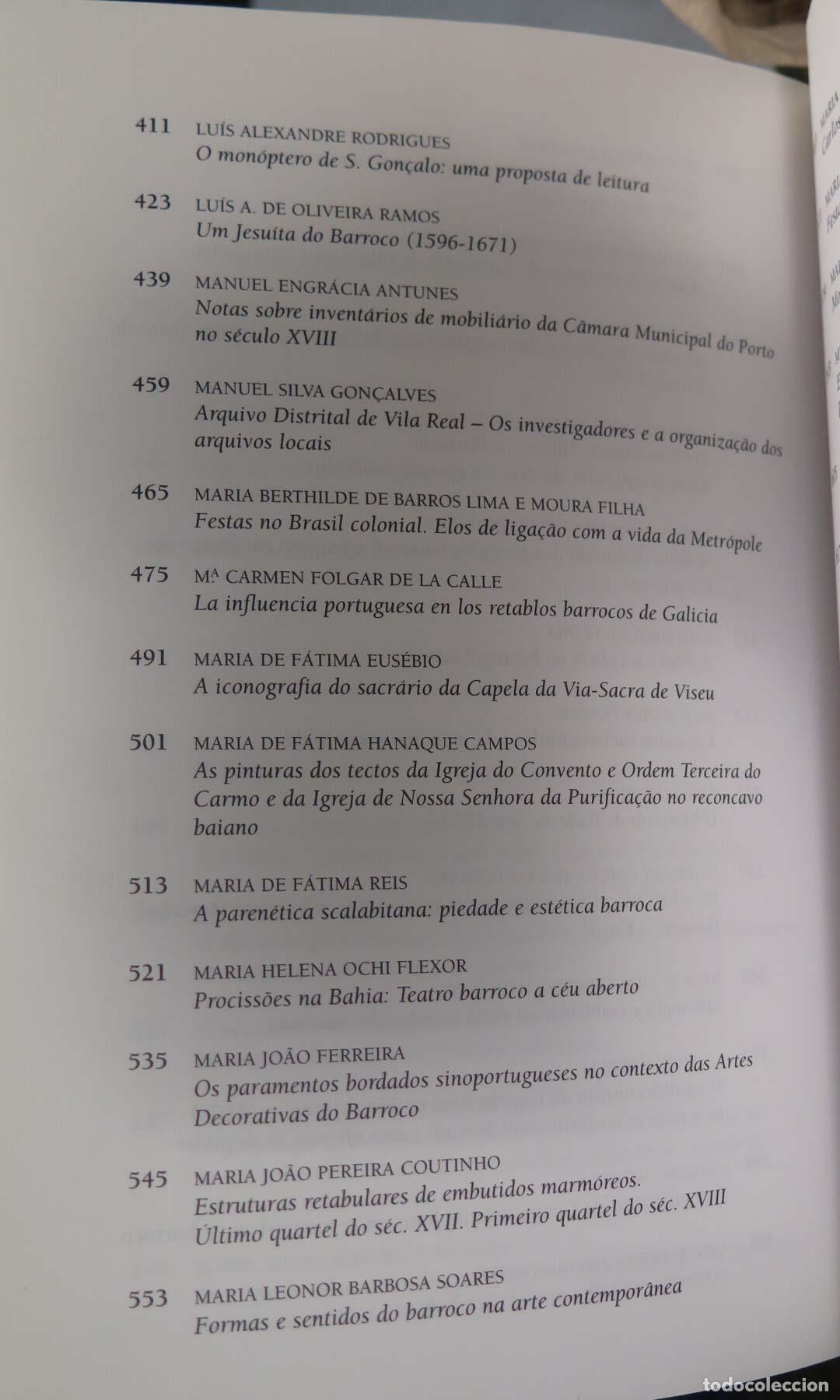 Libros de segunda mano: I CONGRESSO INTERNACIONAL DO BARROCO. Actas. - Foto 5