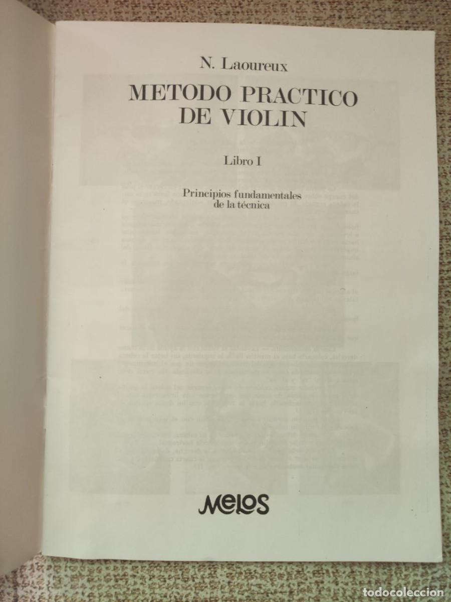 Libros de segunda mano: M&eacute;todo pr&aacute;ctico de viol&iacute;n - libro 1 - Nicolas Laoureux - Foto 3