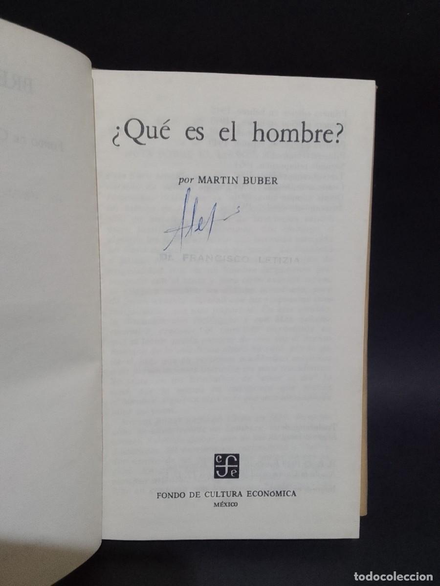 Libros de segunda mano: Martin Buber - &iquest;Que es el hombre? - 1970 - Foto 3