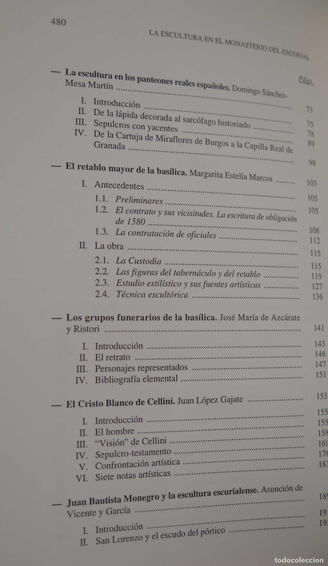 Libros de segunda mano: La Escultura en el Monasterio del Escorial Actas del Simposium - Foto 3