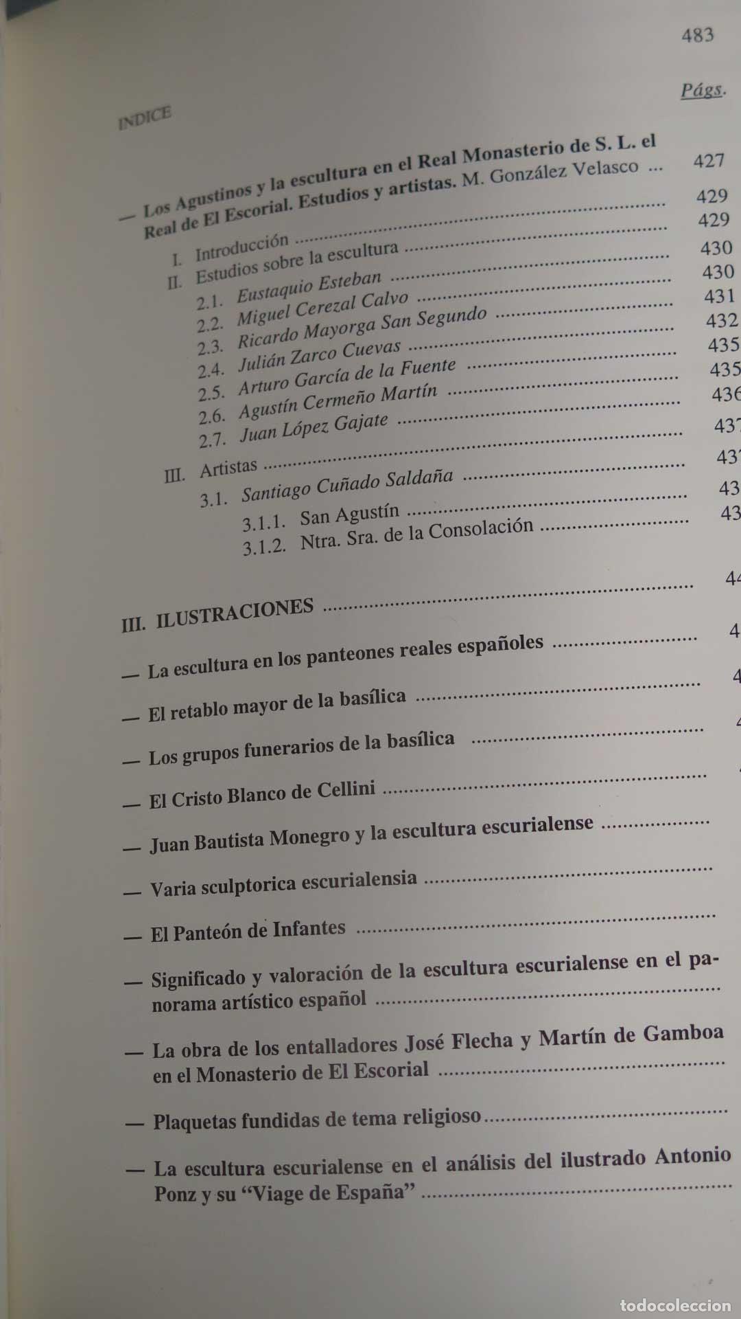 Libros de segunda mano: La Escultura en el Monasterio del Escorial Actas del Simposium - Foto 6