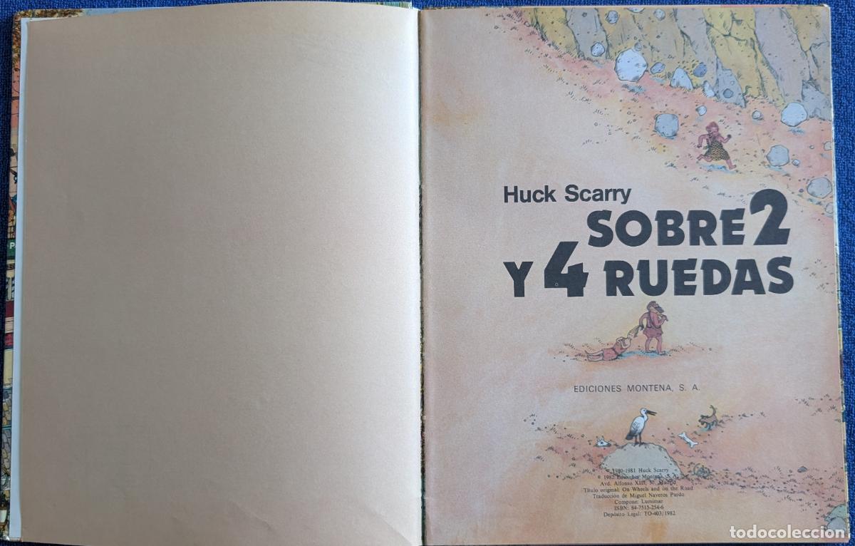 Libros de segunda mano: Sobre 2 y 4 ruedas - Huck Scarry - Montena (1982) - Foto 3