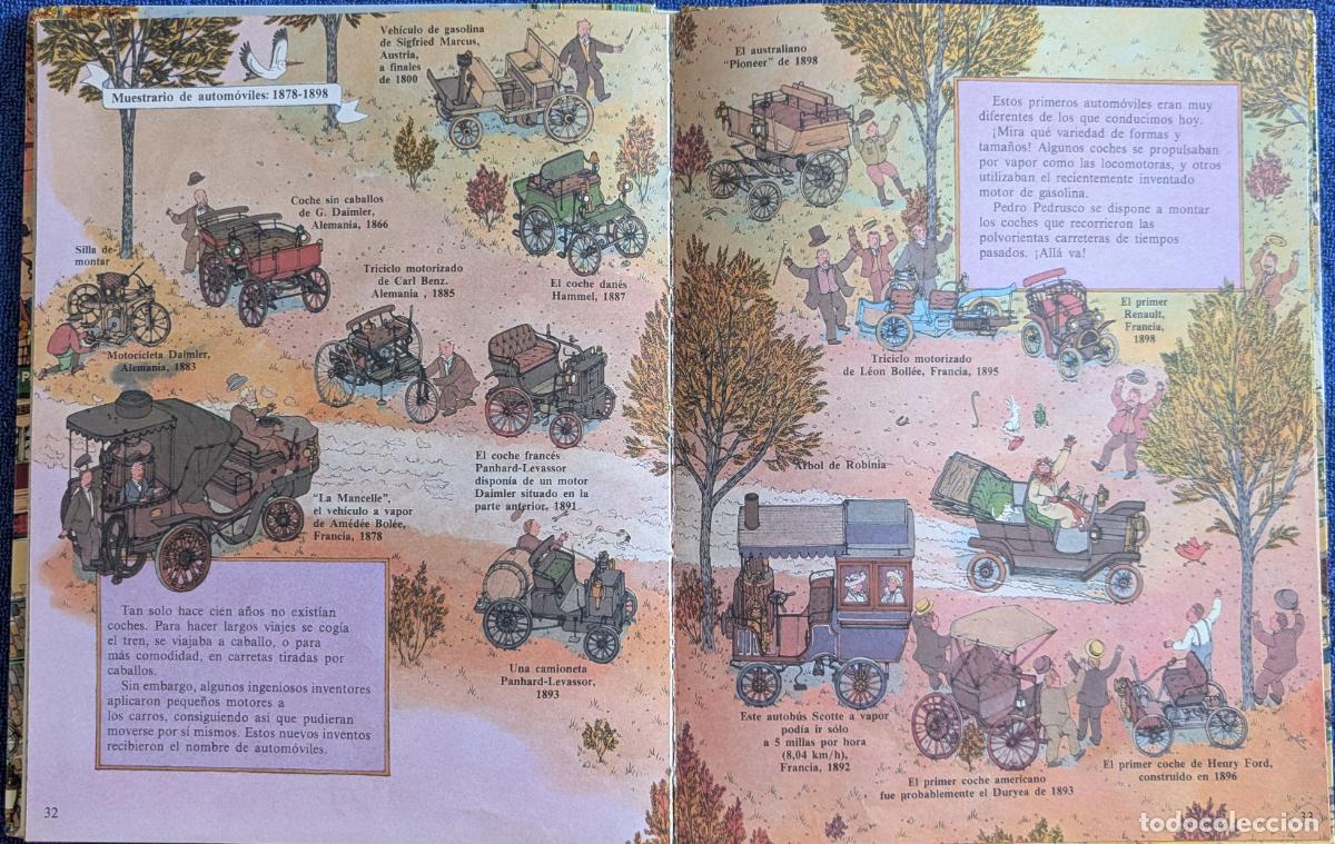 Libros de segunda mano: Sobre 2 y 4 ruedas - Huck Scarry - Montena (1982) - Foto 6