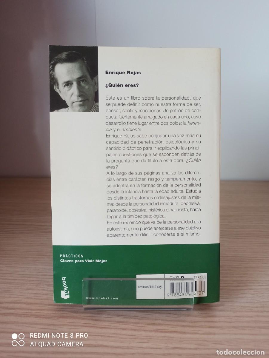 Libros de segunda mano: &iquest;QUIEN ERES? de Enrique Rojas (Ed. Temas de Hoy) - Foto 2