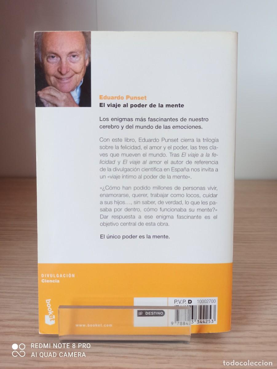 Libros de segunda mano: EL VIAJE AL PODER DE LA MENTE de Eduardo Punset (Ed. Temas de Hoy) - Foto 2