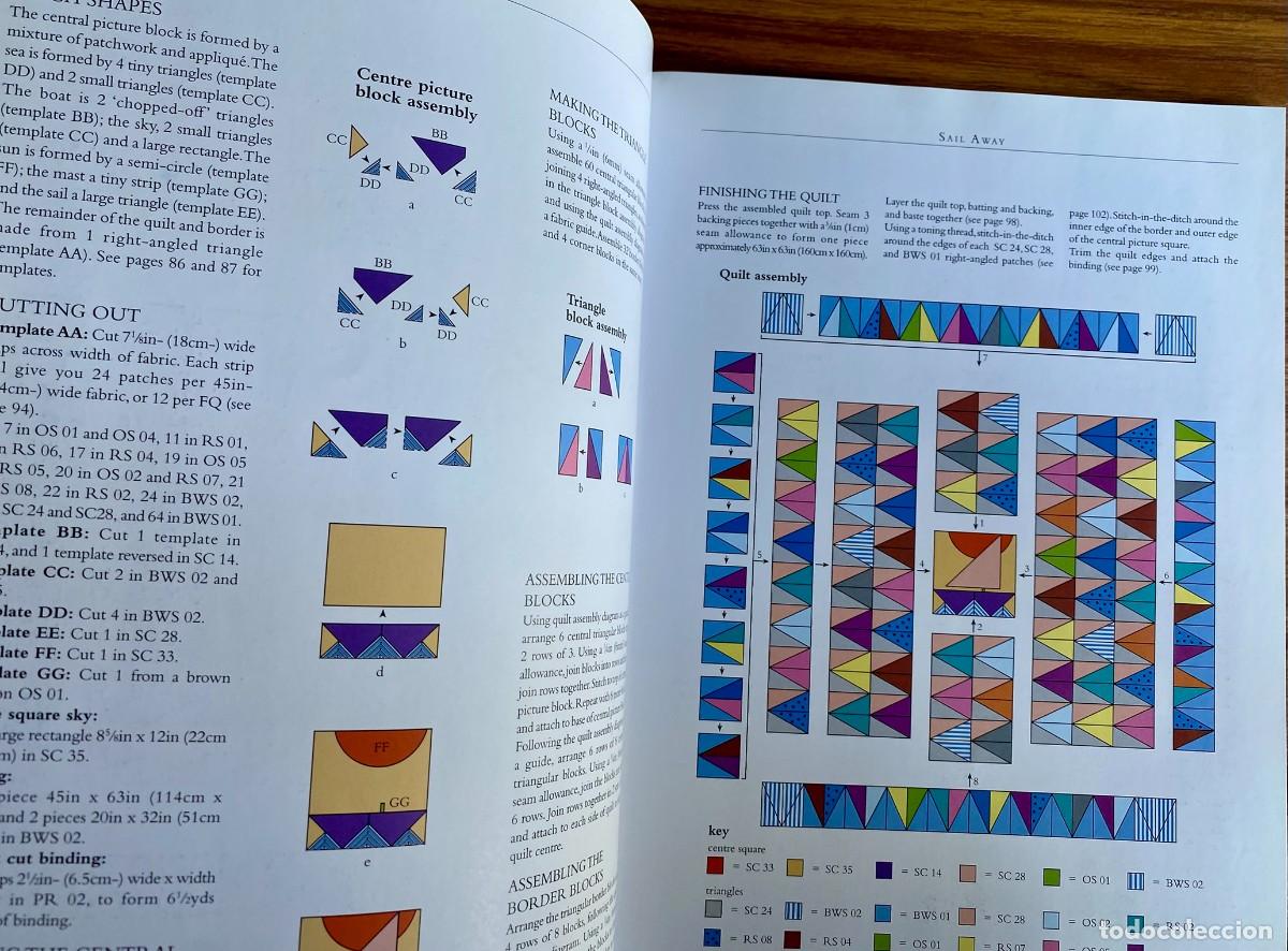 Libros de segunda mano: ROWAN PATCHWORK AND QUILTING BOOK # 3 - LIBRO DE PATCHWORK Y ACOLCHADOS N&Uacute;MERO 3 - 27 PROYECTOS - Foto 5