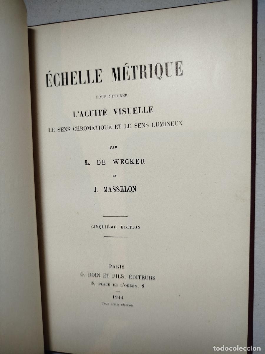 Libros de segunda mano: libro antiguo sobre oftalmologia - Foto 3