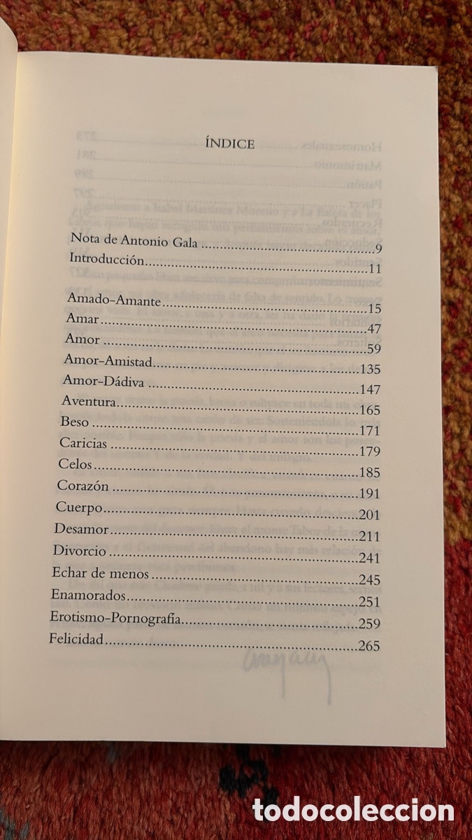 Libros de segunda mano: Cuaderno de amor de Antonio Gala. - Foto 6