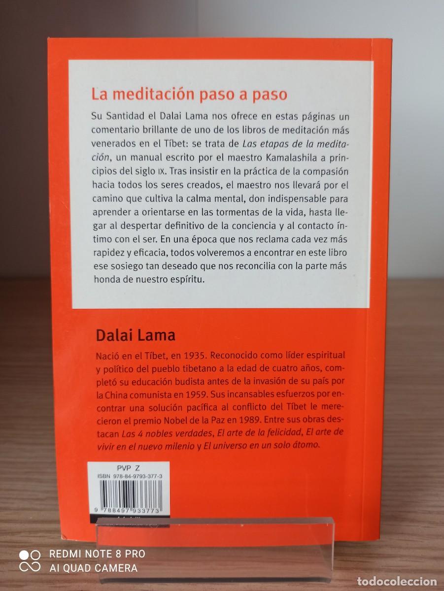 Libros de segunda mano: LA MEDITACION PASO A PASO de Dalai Lama (Ed. Debolsillo) - Foto 2