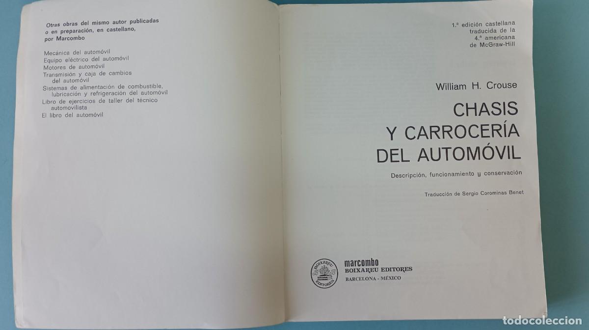 Libros de segunda mano: LIBRO CHASIS Y CARROCERIA, 1981 - Foto 3