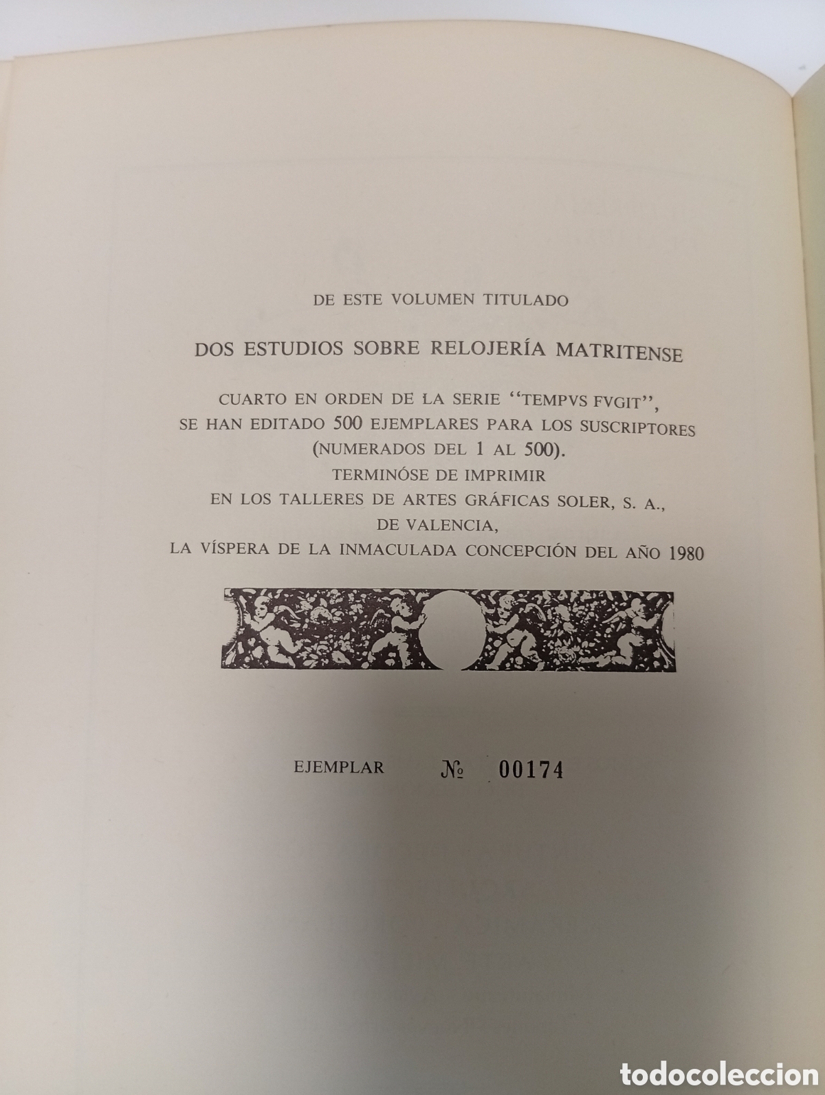 Libros de segunda mano: DOS ESTUDIOS SOBRE RELOJERIA MATRITENSE. EDICION LIMITADA A 500 EJEMPLARES. - Foto 6