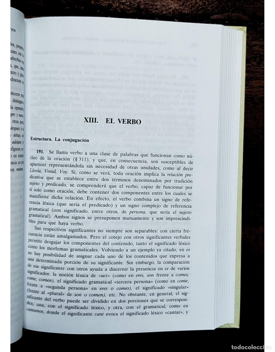 Libros de segunda mano: GRAM&Aacute;TICA ESPA&Ntilde;OLA. ALARCOS LLORACH, Emilio. Espasa. 2008. - Foto 4