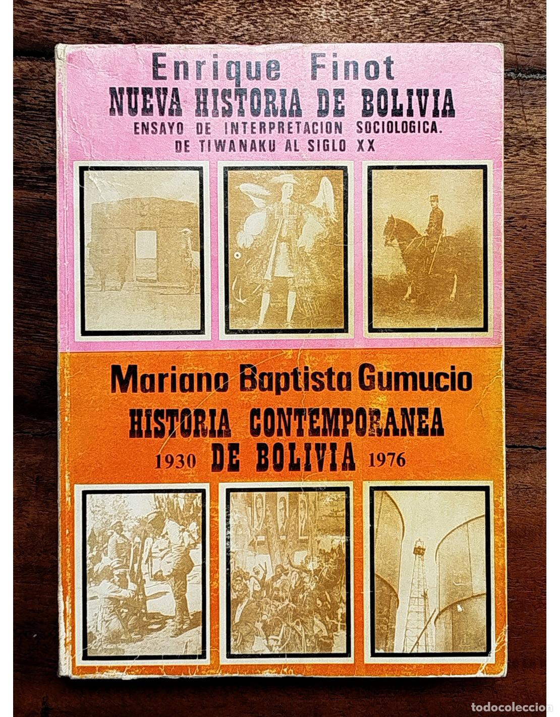Gebrauchte B&uuml;cher: HISTORIA CONTEMPOR&Aacute;NEA DE BOLIVIA 1930-1976. FINOT, Enrique. Gisbert & C&iacute;a. 1976.