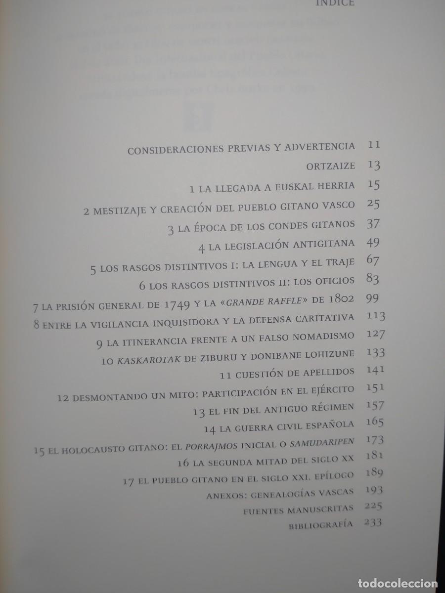 Libros de segunda mano: DAVID MART&Iacute;N. EL PUEBLO GITANO EN EUSKAL HERRIA .TXALAPARTA - Foto 2