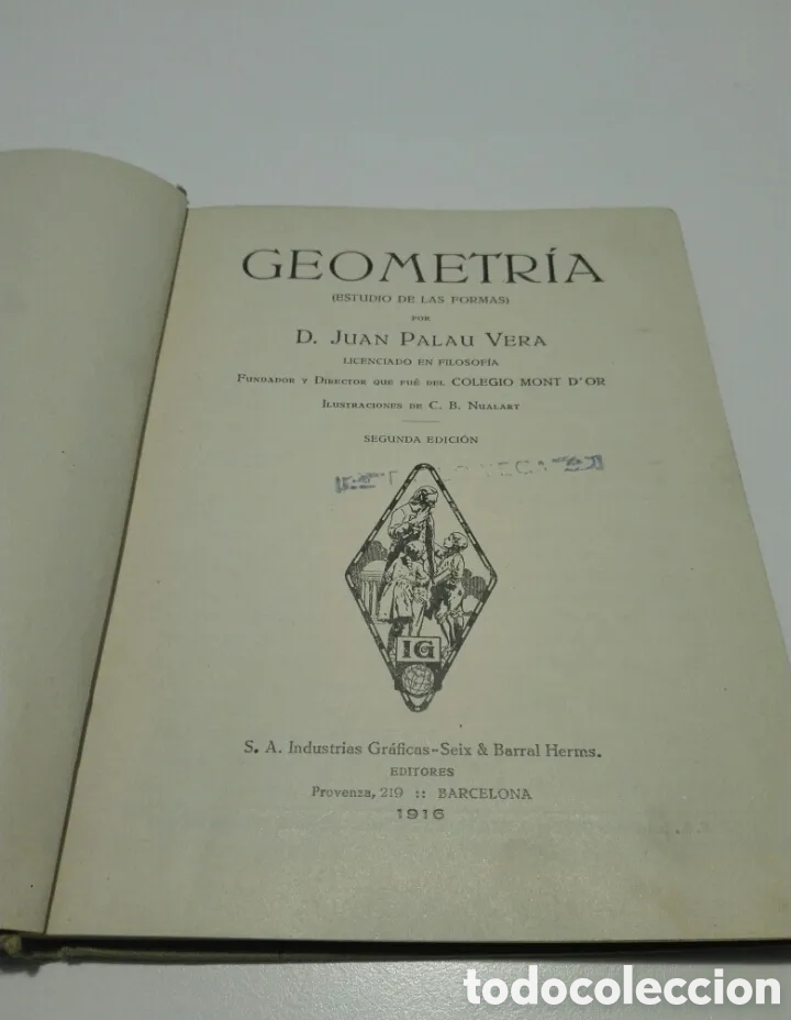 Libros de segunda mano: GEOMETR&Iacute;A. JUAN PALAU VERA. - Foto 2
