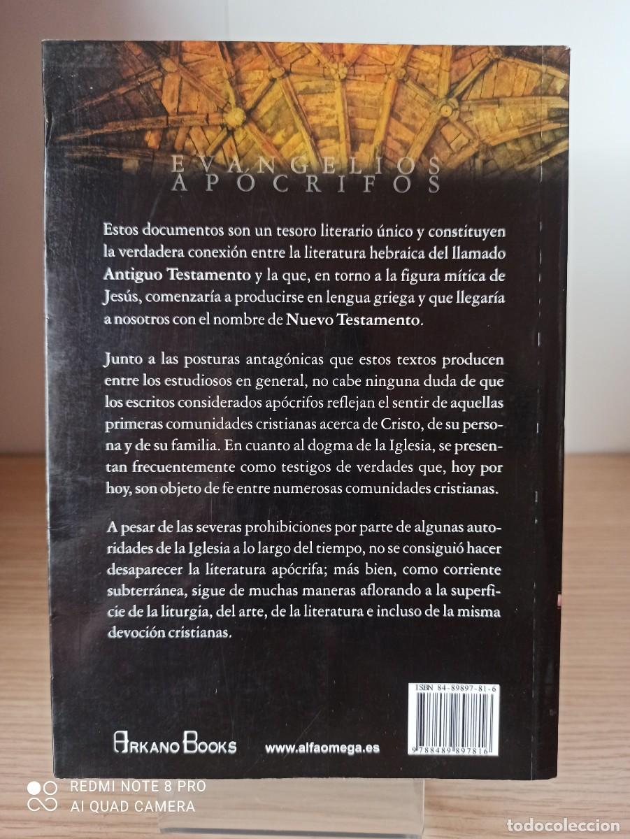 Libros de segunda mano: LOS EVANGELIOS APOCRIFOS (Ed. Arkano Books) - Foto 2