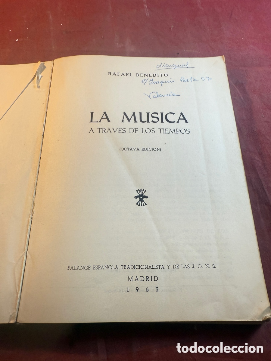 Libros de segunda mano: HISTORIA DE LA M&Uacute;SICA - Foto 2