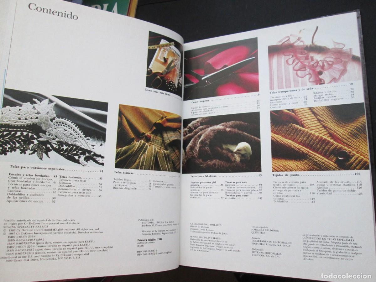 Libros de segunda mano: CONFECCI&Oacute;N EN TELAS ESPECIA&Ntilde;ES - SINGER - Foto 2