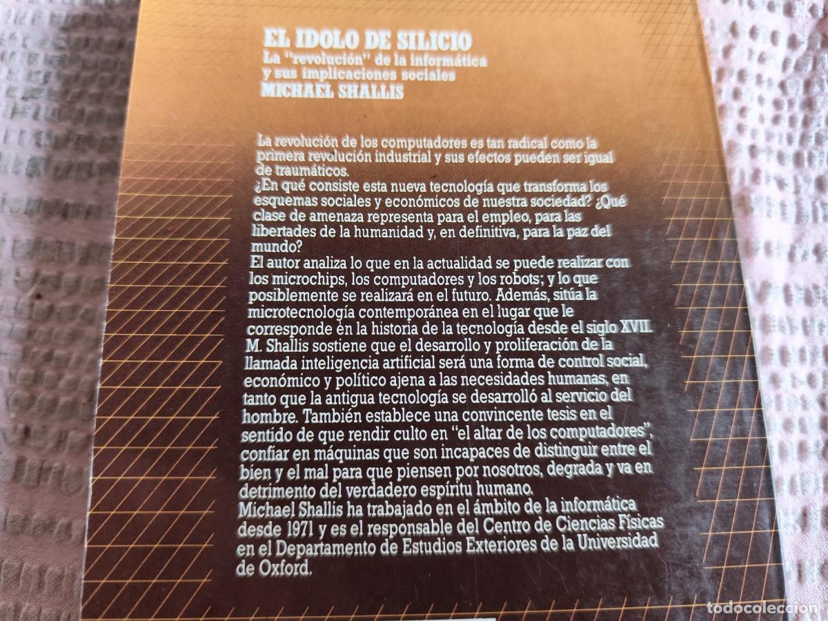 Libros de segunda mano: EL IDOLO DE SILICIO / MICHAEL SHALLIS / EVA 251 / SALVAT - Foto 1