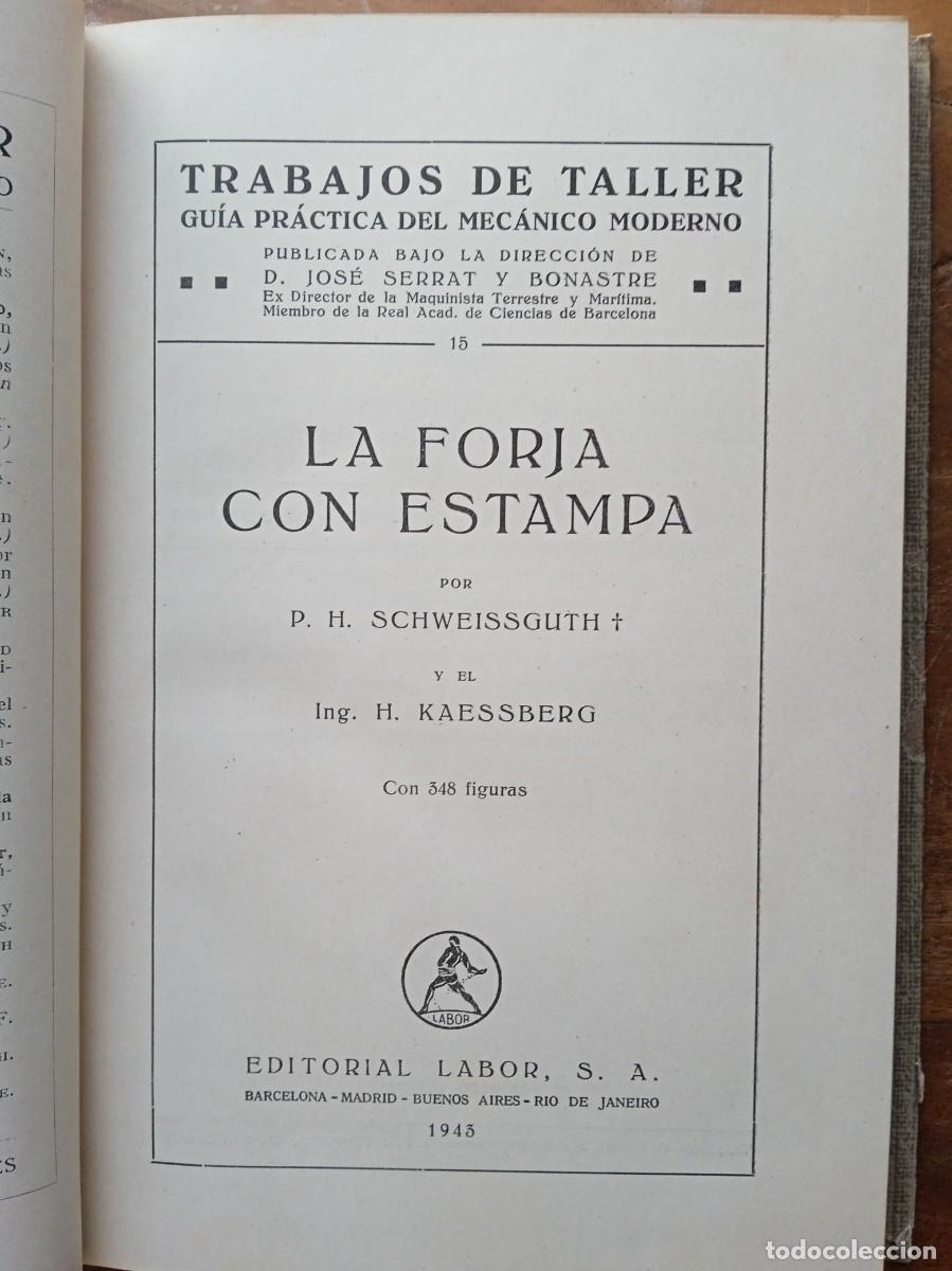 Libros de segunda mano: La forja con estampa 1943 - Foto 2