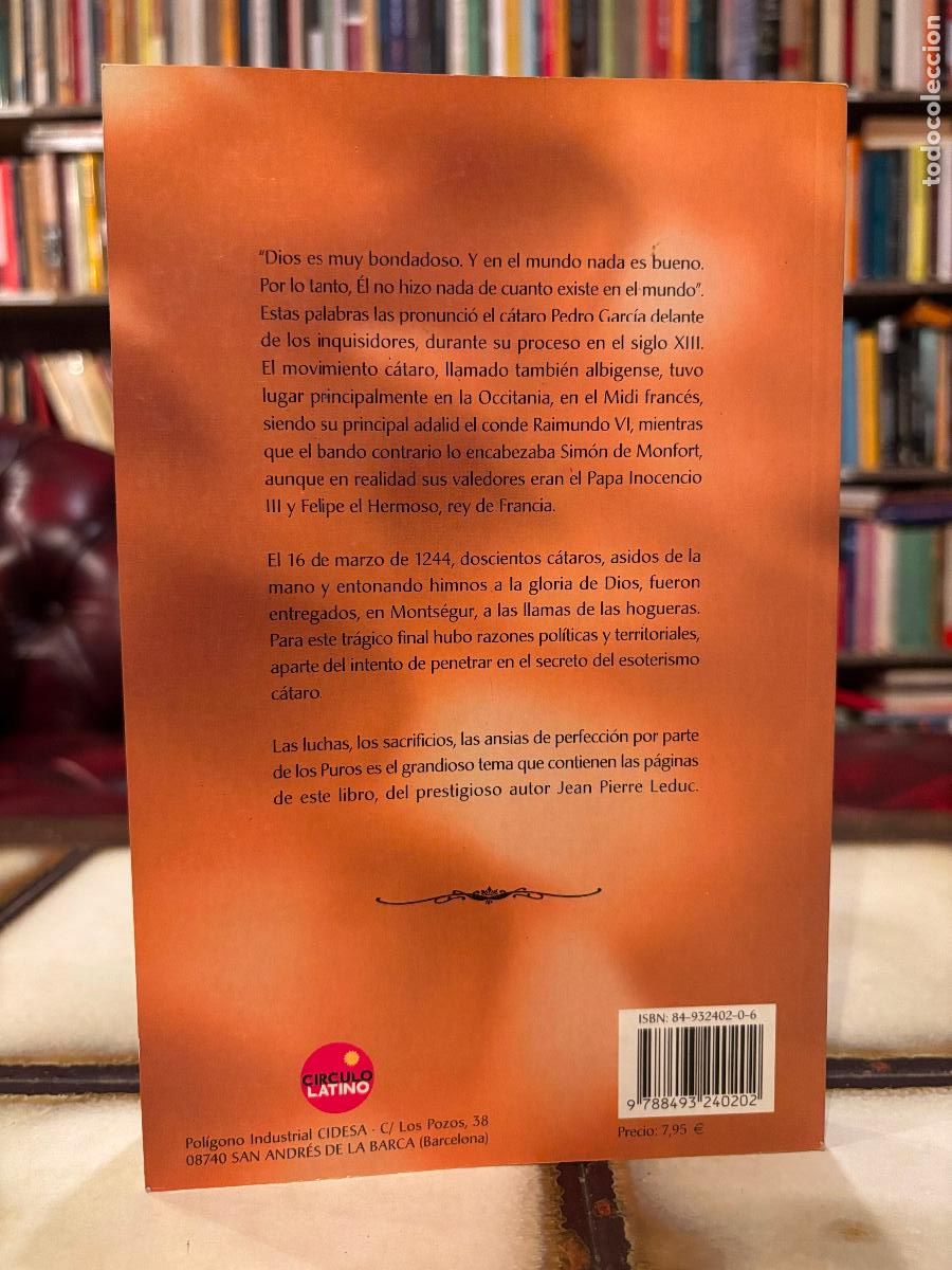 Libros de segunda mano: Los c&aacute;taros. Jean Pierre Leduc. PEDIDO M&Iacute;NIMO 5&euro; - Foto 2