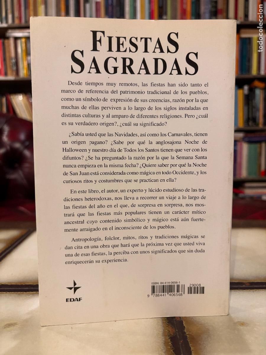 Libros de segunda mano: Fiestas sagradas. Jes&uacute;s Callejo. - Foto 2