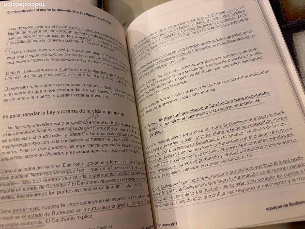 Libros de segunda mano: Ensayos de budismo. Suplemento de estudio 1. - Foto 4