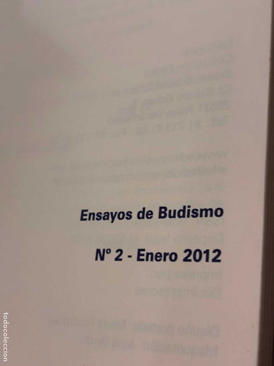 Libros de segunda mano: Ensayos de budismo. Suplemento de estudio 2. - Foto 4