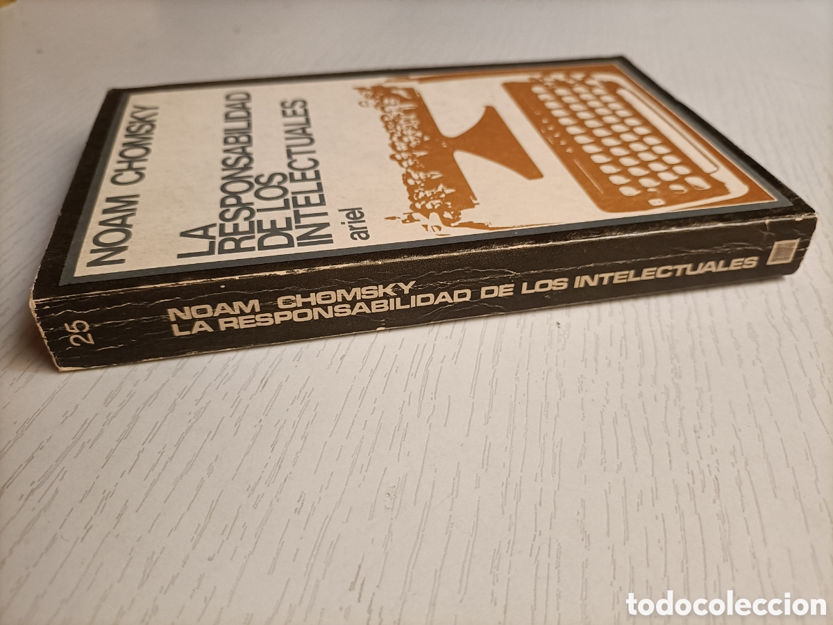 Libros de segunda mano: La responsabilidad de los intelectuales. Noam Chomsky - Foto 4