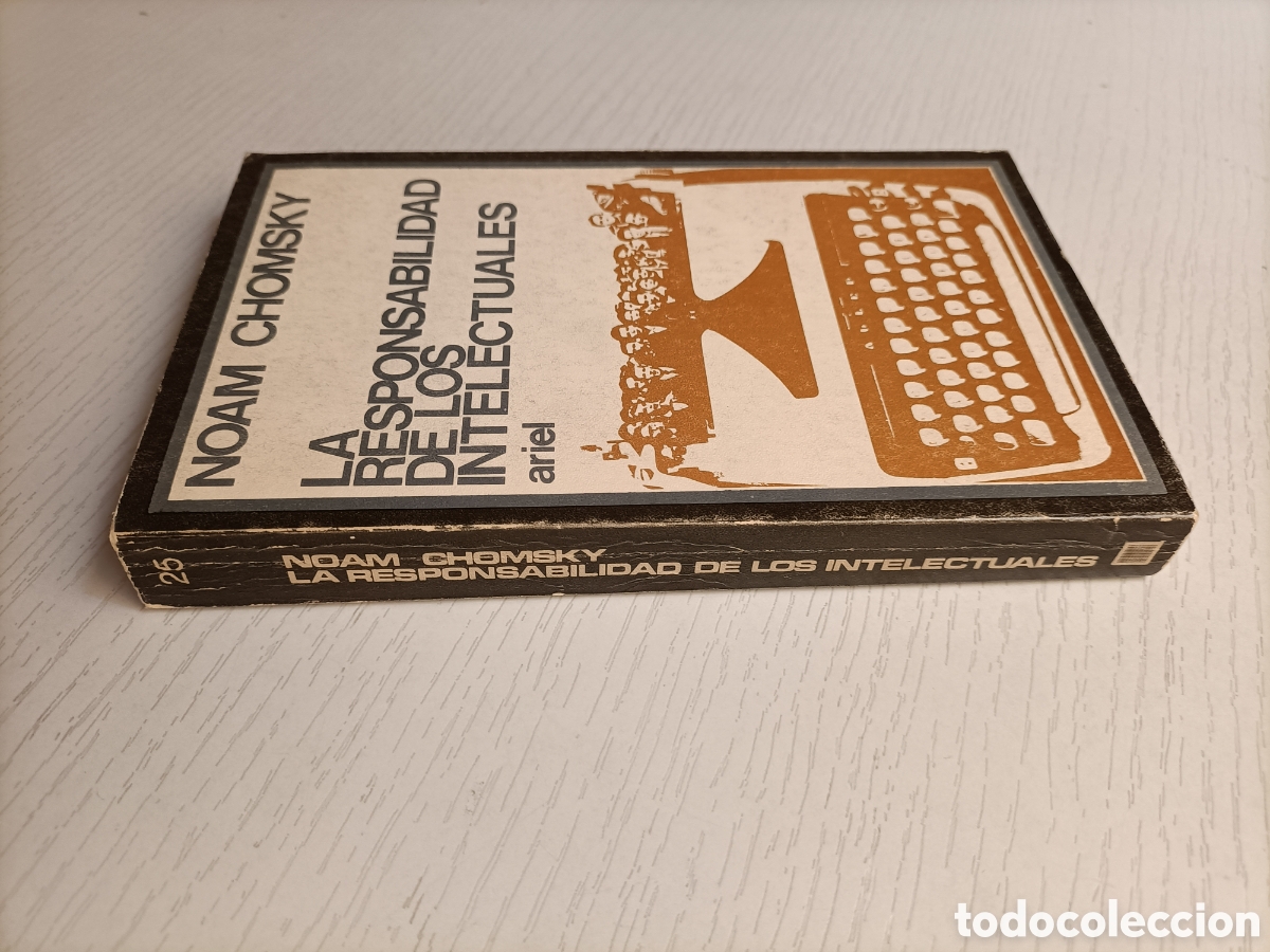 Libros de segunda mano: La responsabilidad de los intelectuales. Noam Chomsky - Foto 1