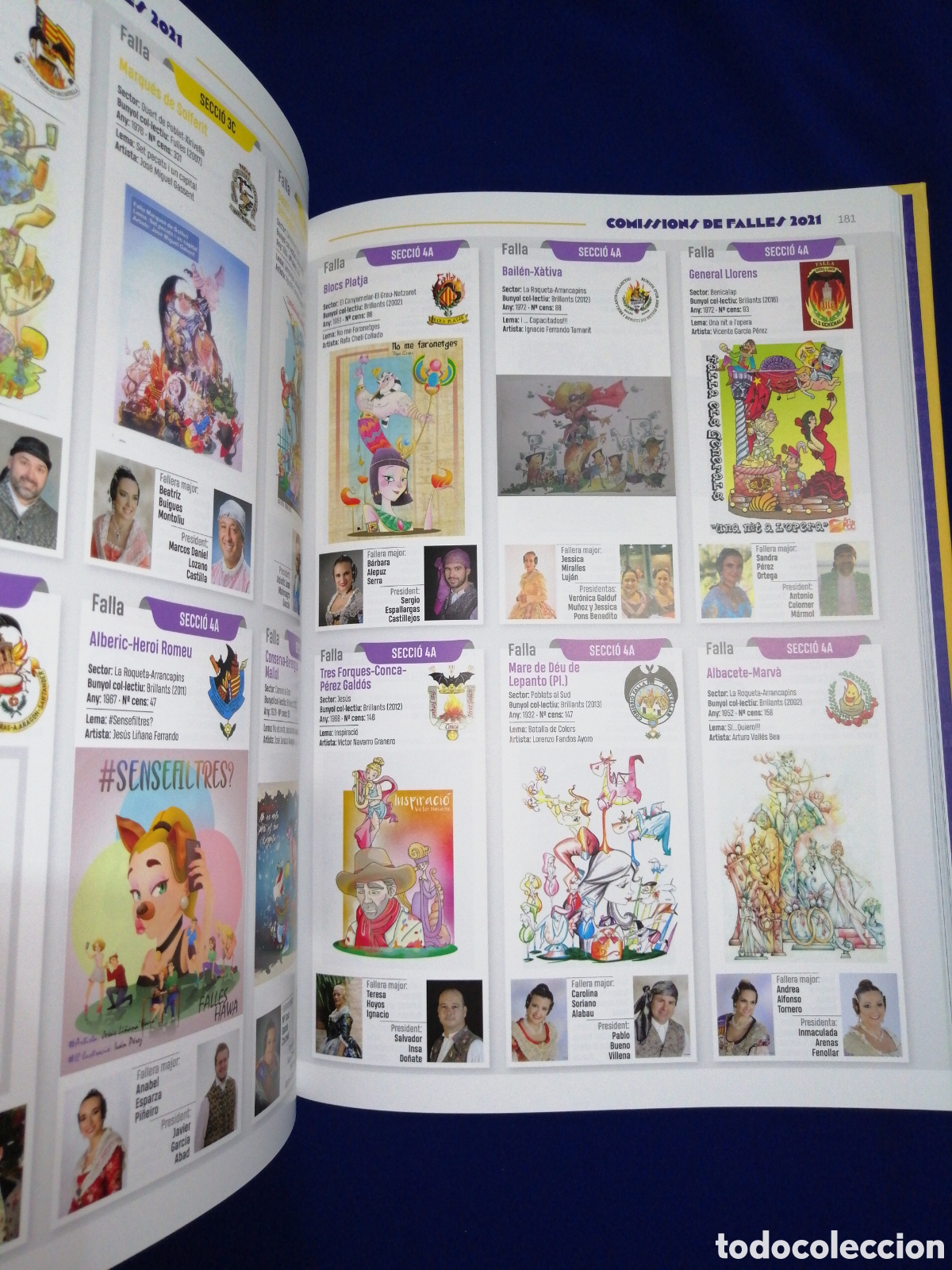 Libros de segunda mano: LLIBRE FALLES 2021 JUNTA CENTRAL FALLERA- IDIOMA VALENCIANO - Foto 4