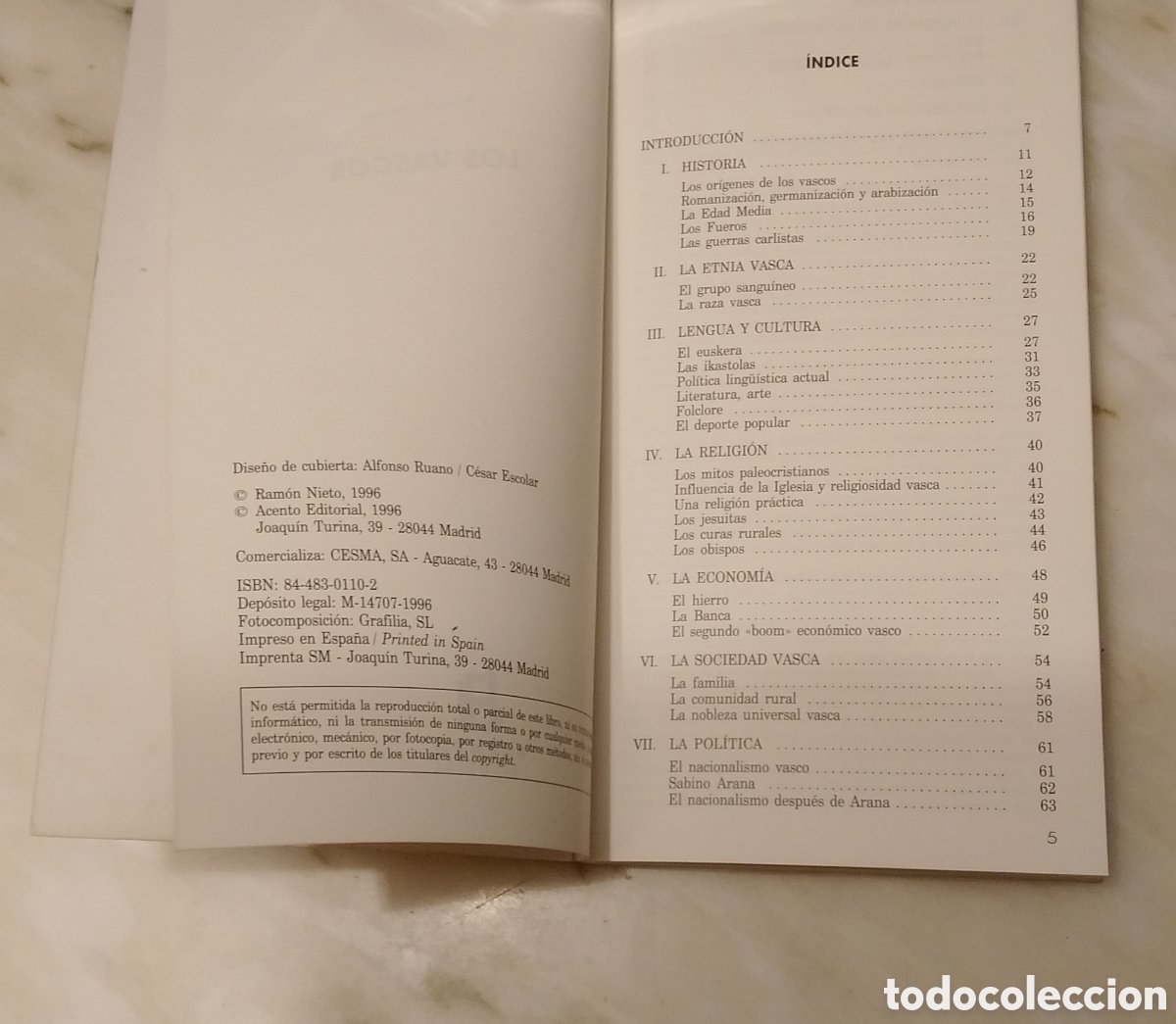 Libros de segunda mano: Coleccion FLASH. LOS VASCOS . Ram&oacute;n Nieto&rdquo; - Foto 4