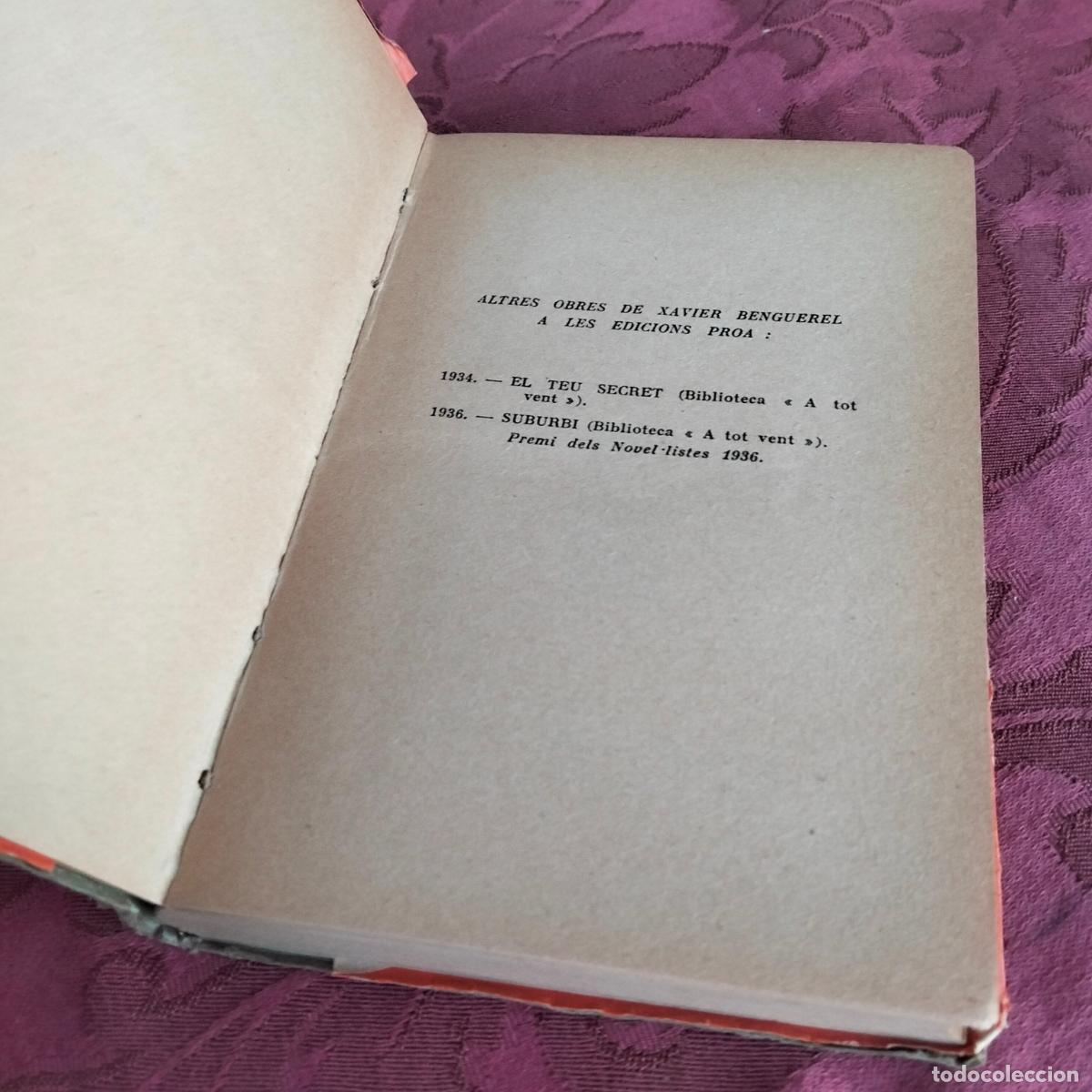 Libros de segunda mano: Lhome dins el mirall Xavier Benguerel 1951 Proa Perpiny&agrave; - Foto 2
