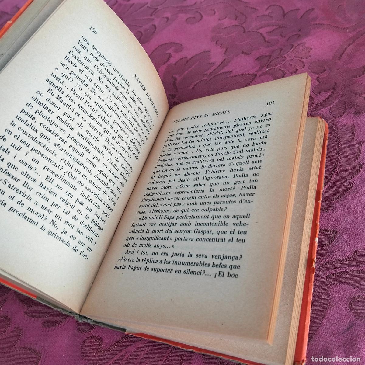 Libros de segunda mano: Lhome dins el mirall Xavier Benguerel 1951 Proa Perpiny&agrave; - Foto 6