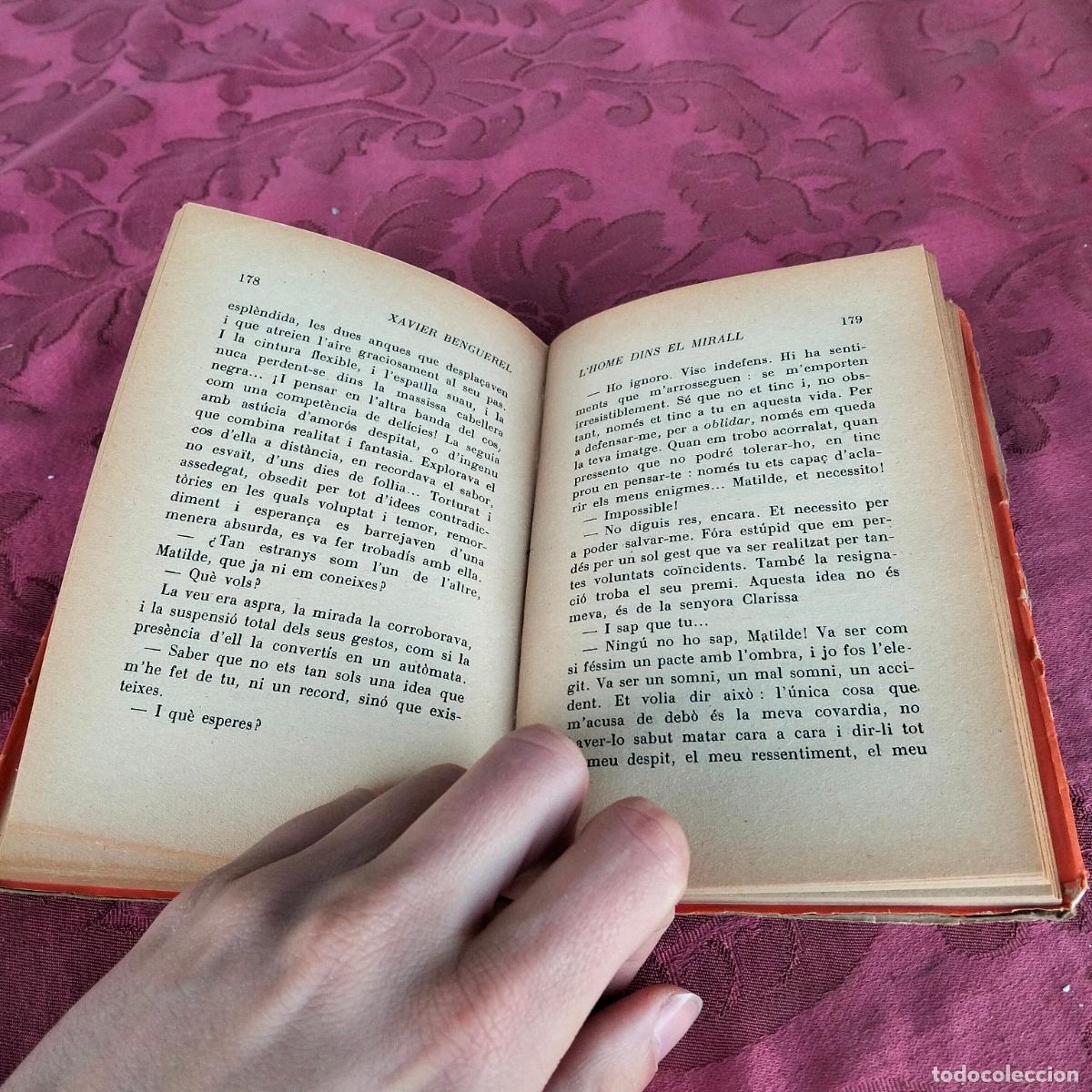Libros de segunda mano: Lhome dins el mirall Xavier Benguerel 1951 Proa Perpiny&agrave; - Foto 7