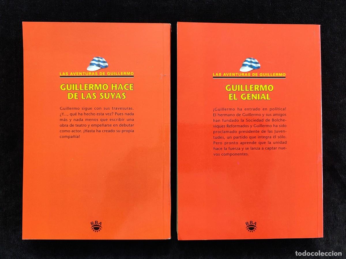 Libros de segunda mano: 2 LIBROS COLECCI&Oacute;N AVENTURAS DE GUILLERMO, RICHMAL CROMPTON. RBA, 2001 - Foto 2
