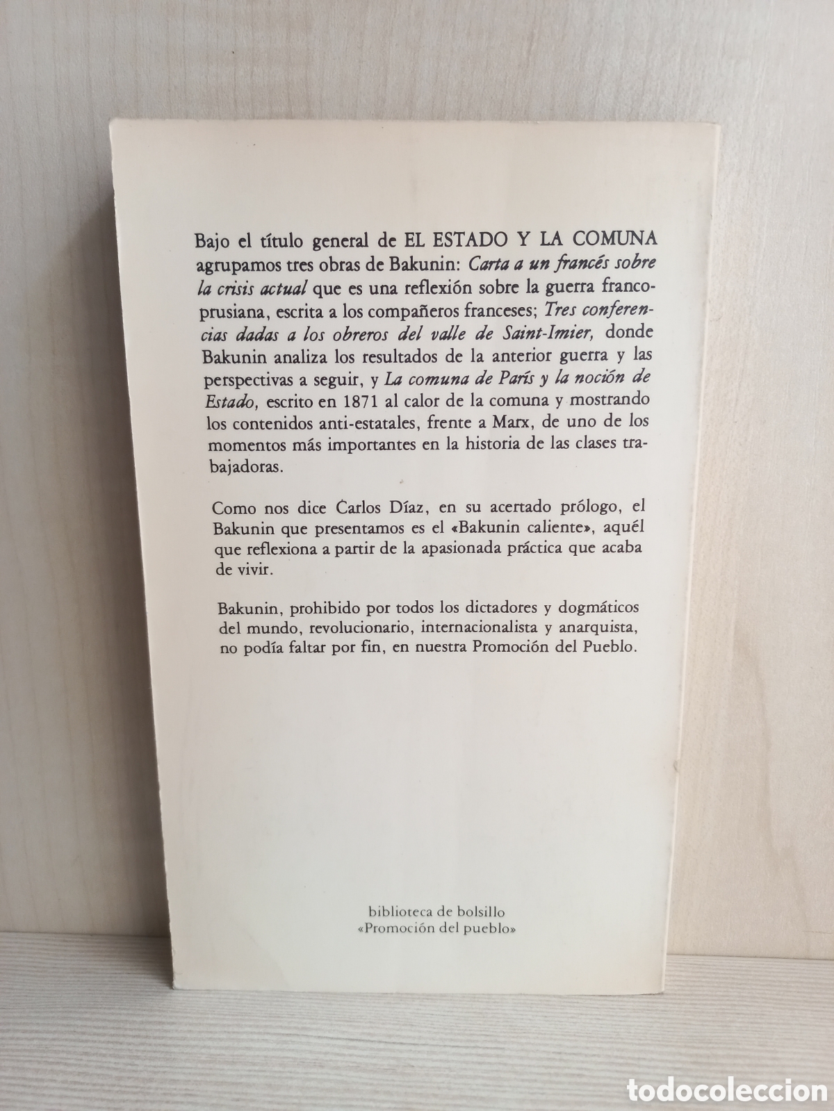 Libros de segunda mano: El estado y la comuna. Bakunin. Zero Zyx, 1978. - Foto 3
