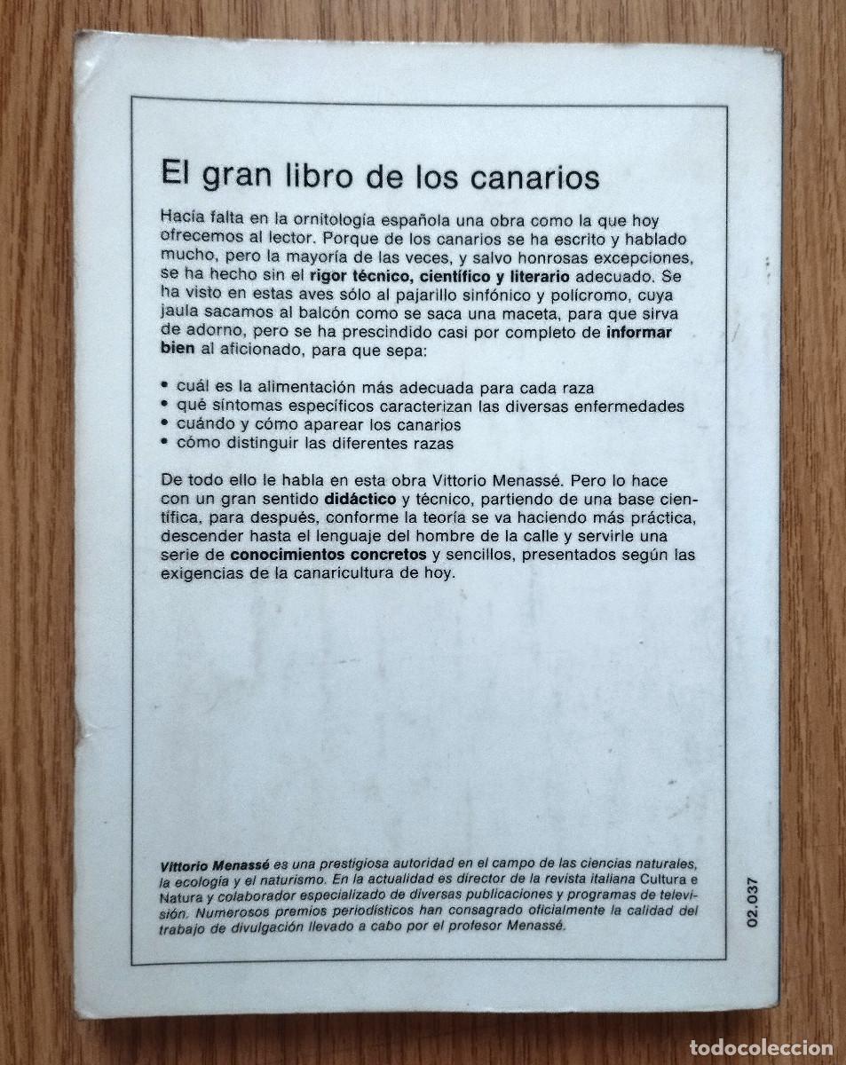 Libros de segunda mano: Libro EL GRAN LIBRO DE LOS CANARIOS - P&Aacute;JARO CANARIO | DE VECCHI | Tenerife / Canarias - Foto 3
