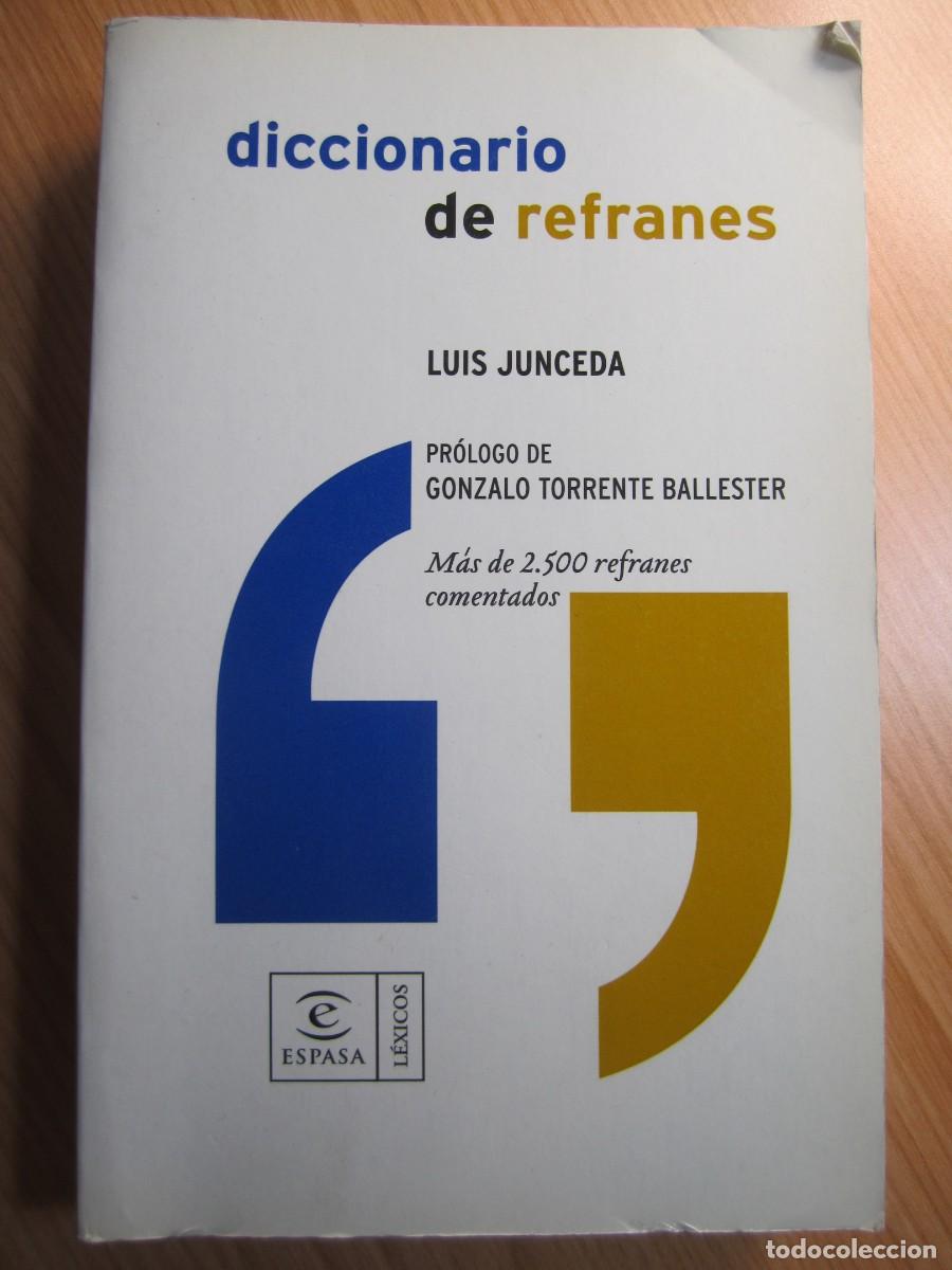 Libros de segunda mano: libro diccionario de refranes luis junceda - Foto 1