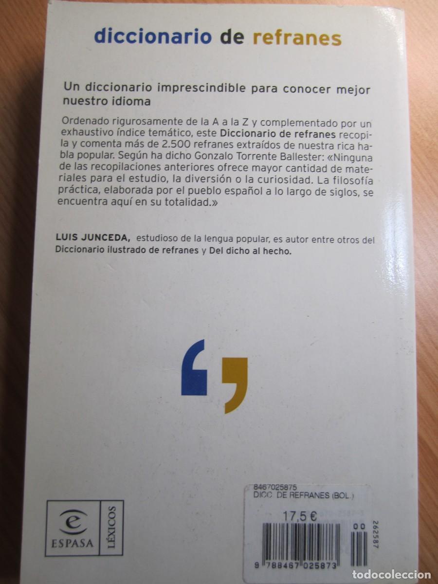 Libros de segunda mano: libro diccionario de refranes luis junceda - Foto 4