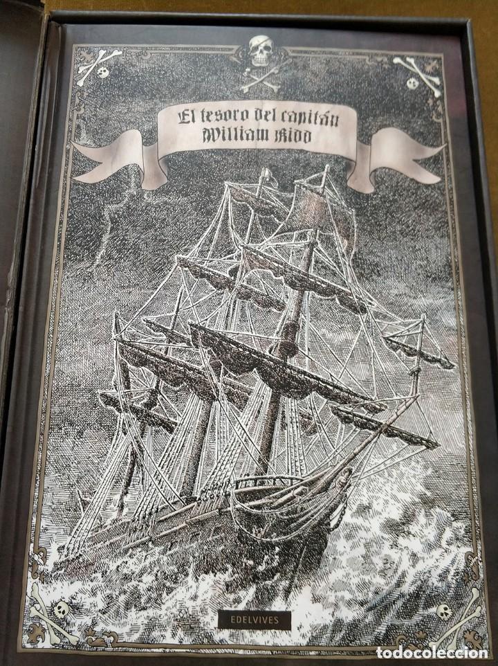 Libros de segunda mano: Libro juego en caja el Tesoro del Capitan William Kidd edelvives - Foto 3