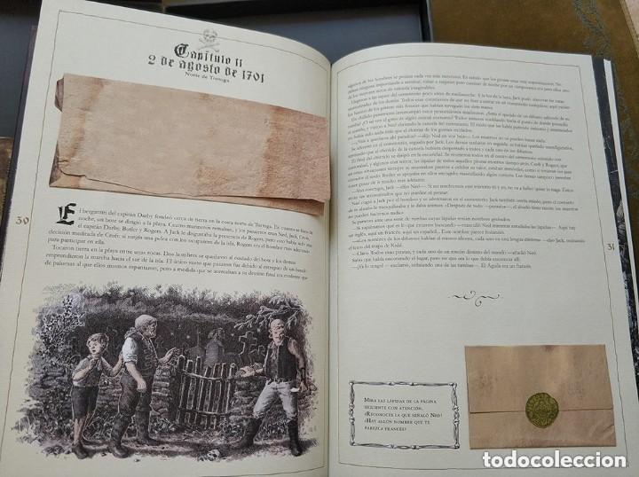 Libros de segunda mano: Libro juego en caja el Tesoro del Capitan William Kidd edelvives - Foto 11