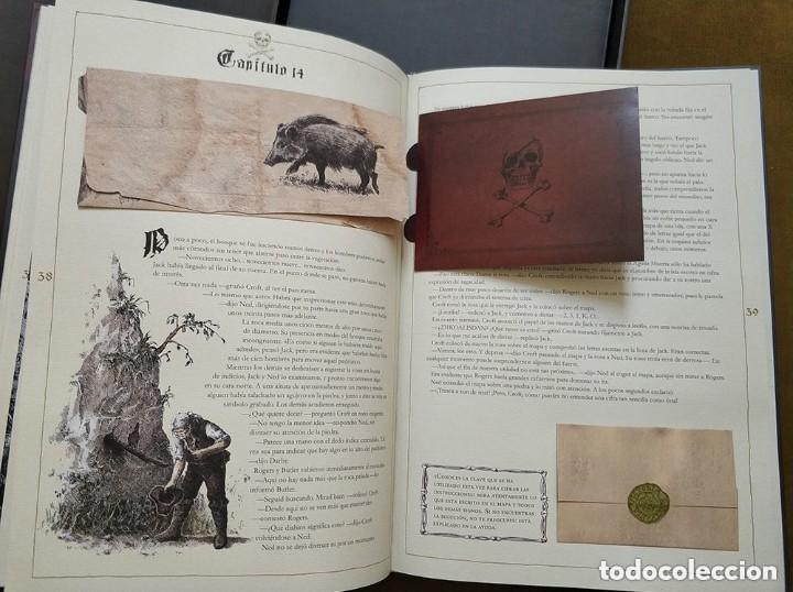 Libros de segunda mano: Libro juego en caja el Tesoro del Capitan William Kidd edelvives - Foto 13