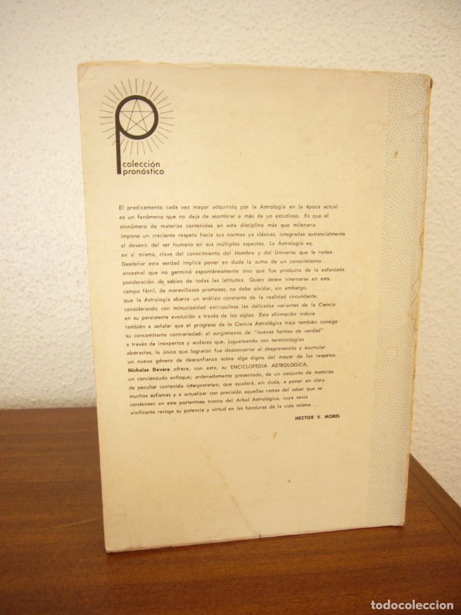 Libros de segunda mano: NICHOLAS DEVORE: ENCICLOPEDIA ASTROL&Oacute;GICA (KIER, 1972) RARO - Foto 3