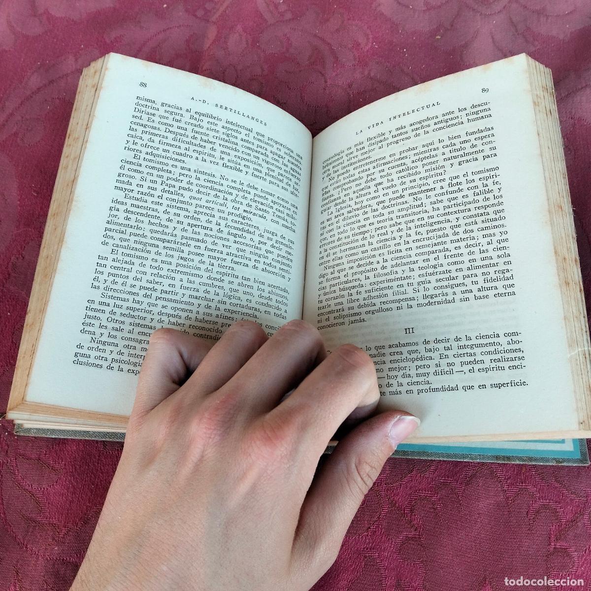 Libros de segunda mano: La vida intelectual A D Sertillanges Vicente Nolla Atlantida - Foto 5