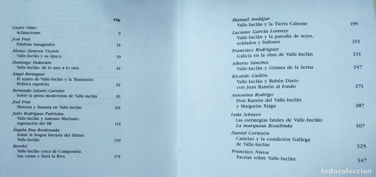 Libros de segunda mano: Valle Incl&aacute;n. Homenaje del Ateneo de Madrid. - Foto 2