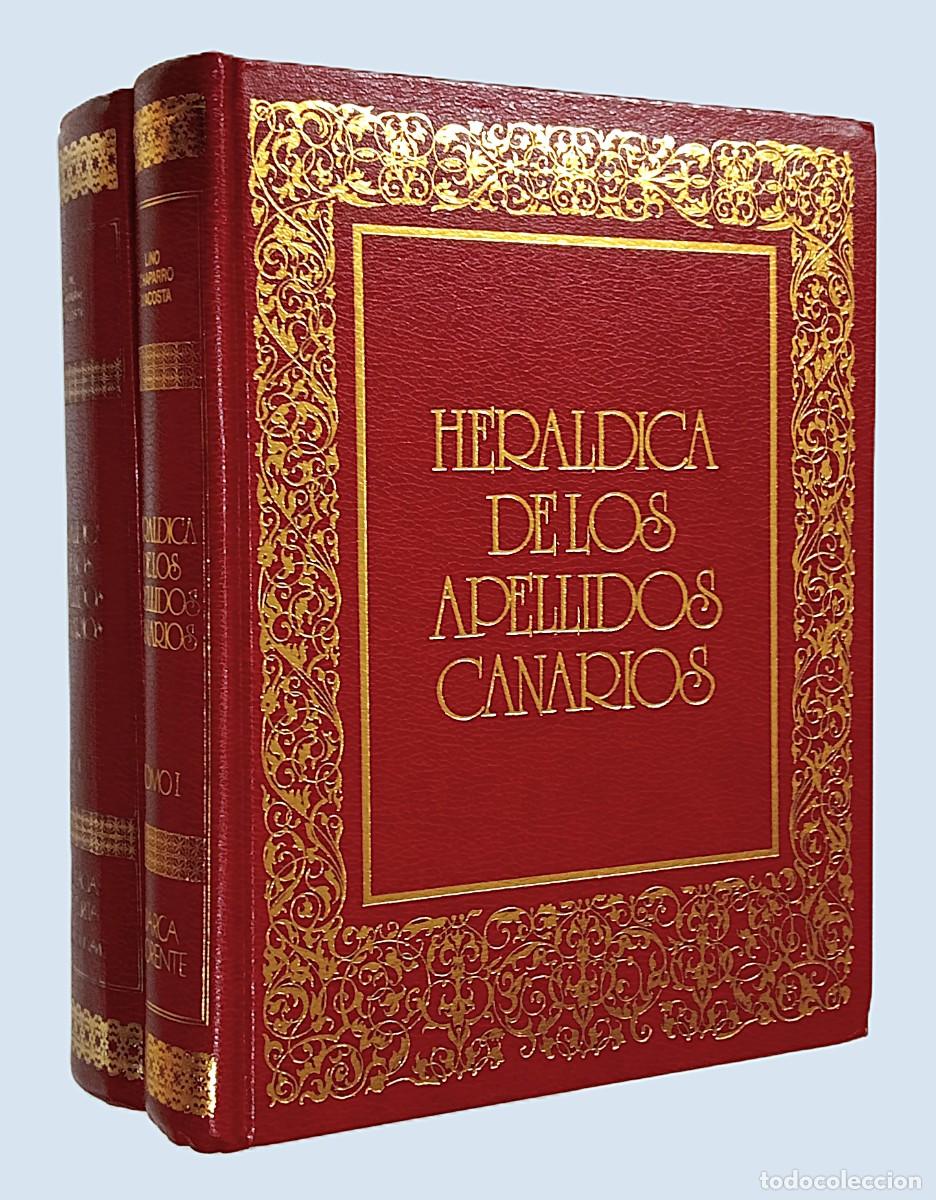 Libros de segunda mano: HER&Aacute;LDICA DE LOS APELLIDOS CANARIOS - Foto 1