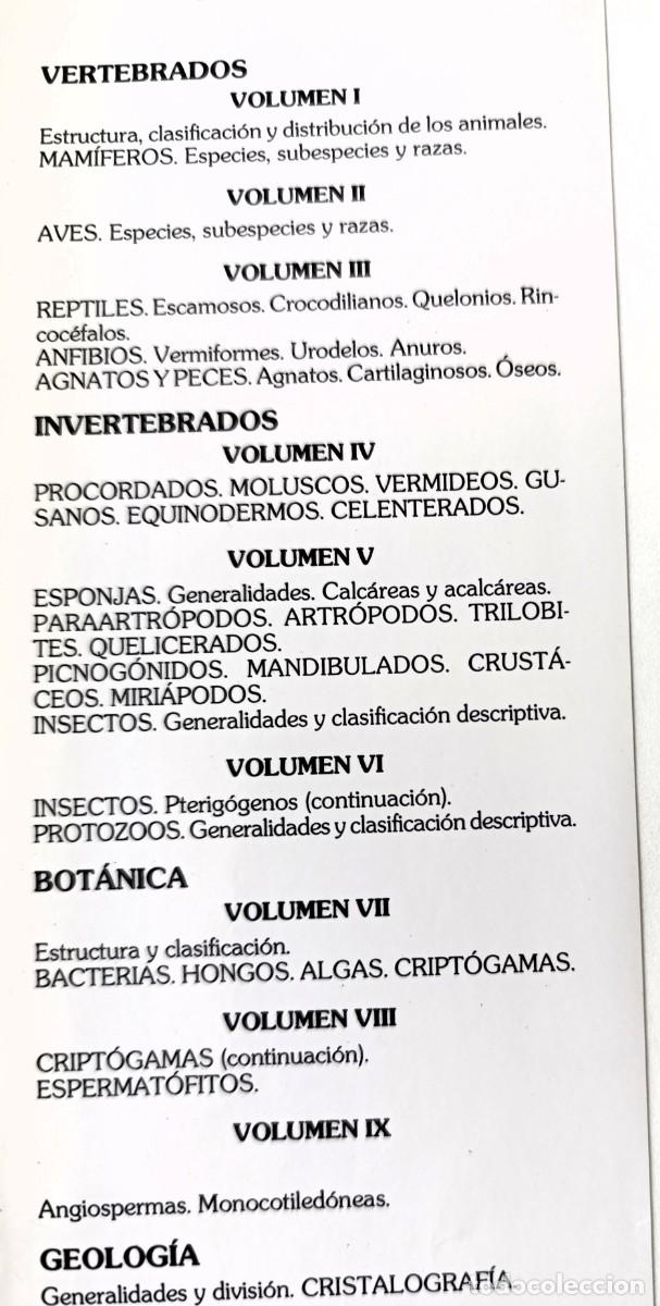 Libros de segunda mano: HISTORIA NATURAL - INSTITUTO GALACH - 9 TOMOS - Foto 3