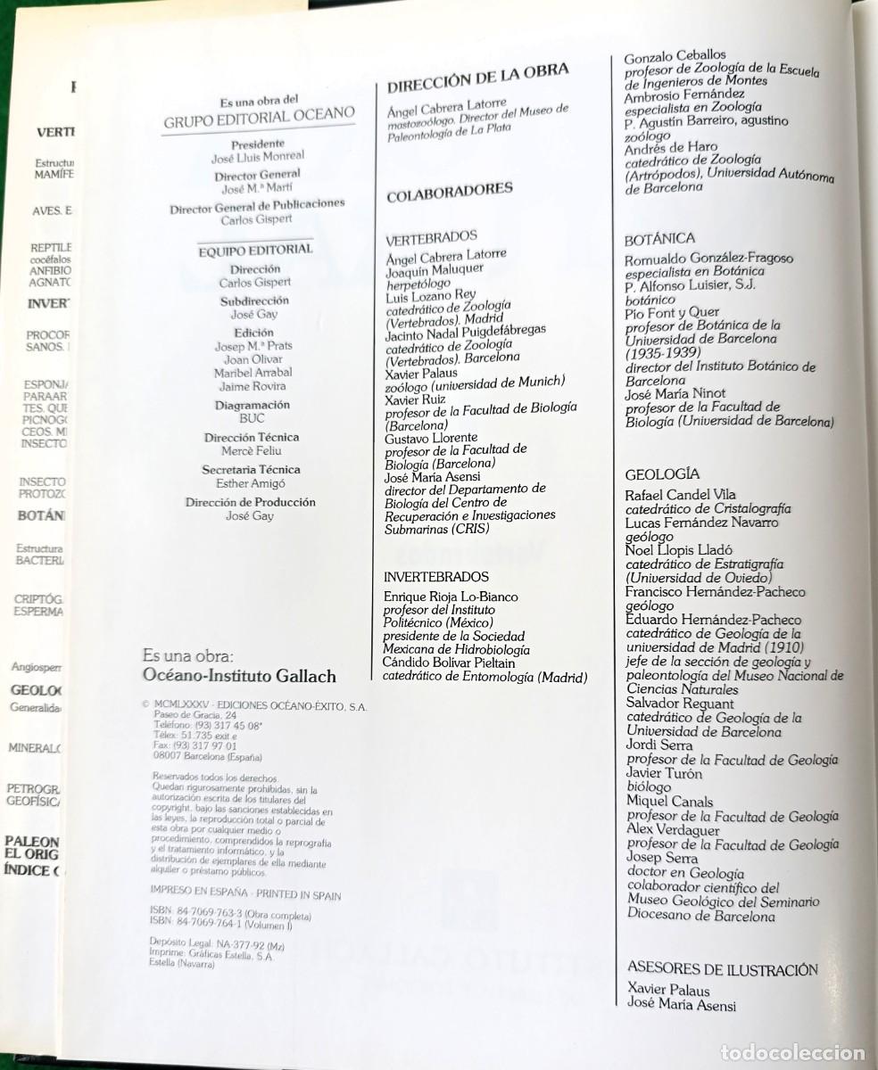 Libros de segunda mano: HISTORIA NATURAL - INSTITUTO GALACH - 9 TOMOS - Foto 4